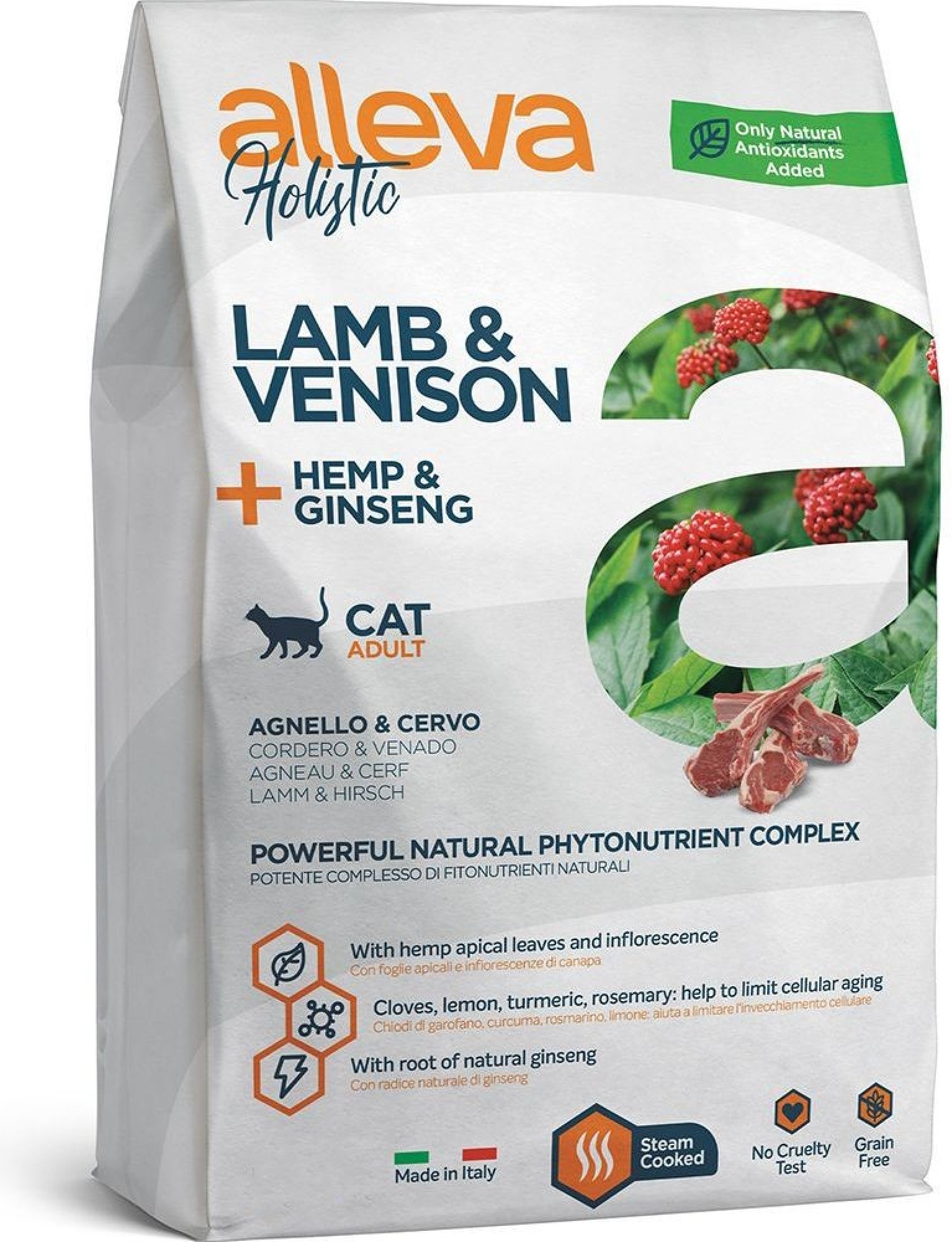 Alleva Holistic Cat Adult Lamb&Venison 1,5kg