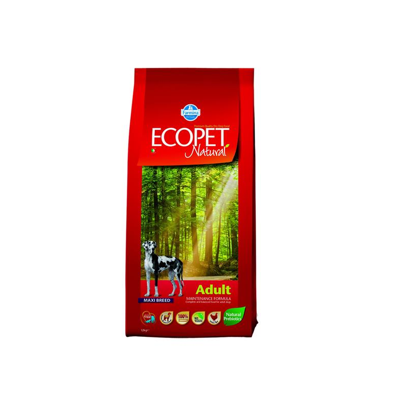 Ecopet Natural Dog Adult Maxi 12+2kg
