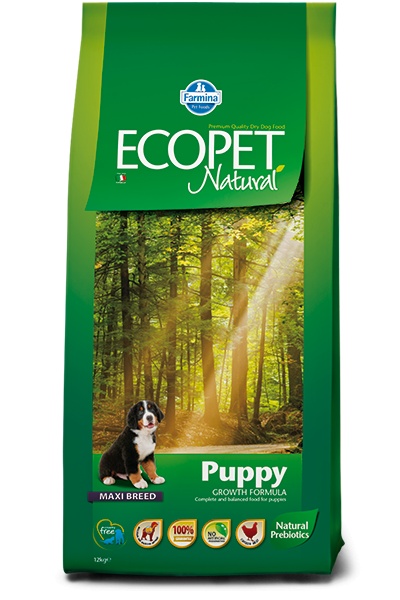 Ecopet Natural Dog Puppy Maxi 12+2kg