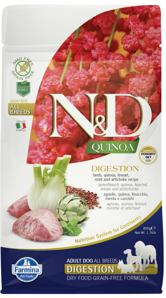 N&D Dog GF Quinoa Digestion Lamb 7kg