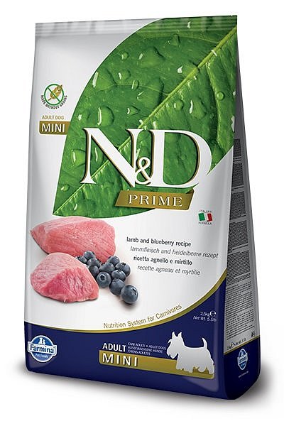 N&D Dog Prime Adult Mini Lamb&Blueberry 7kg