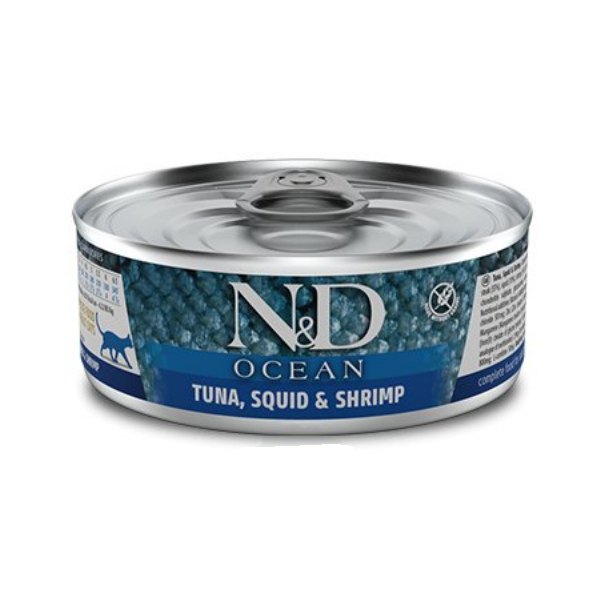 Farmina N&D Cat Tuna Squid & Shrimp 70g