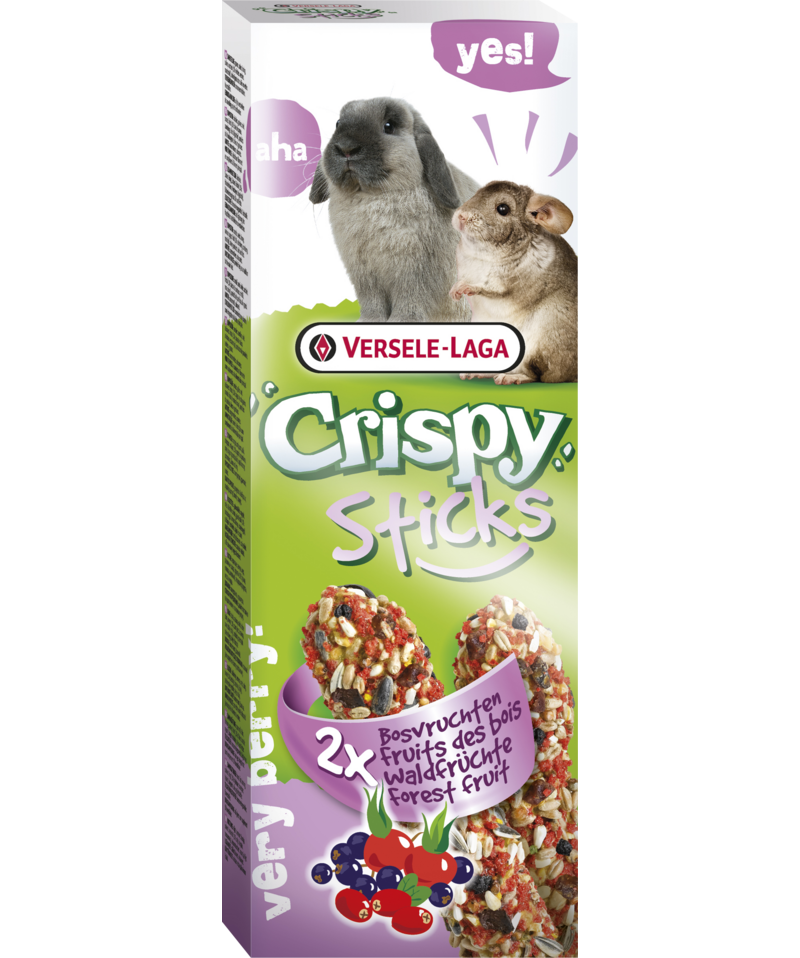 Versele-Laga Crispy Sticks Rabbits-Guinea Pigs Forest Fruit 110g