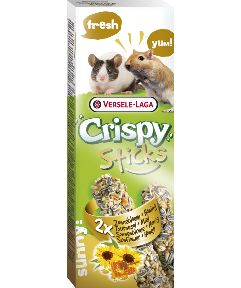 Versele-Laga Crispy Sticks Gerbils-Mice Sunflower & Honey 110g
