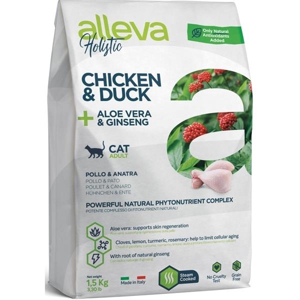 Alleva Holistic Cat Adult Chicken & Duck 1,5kg