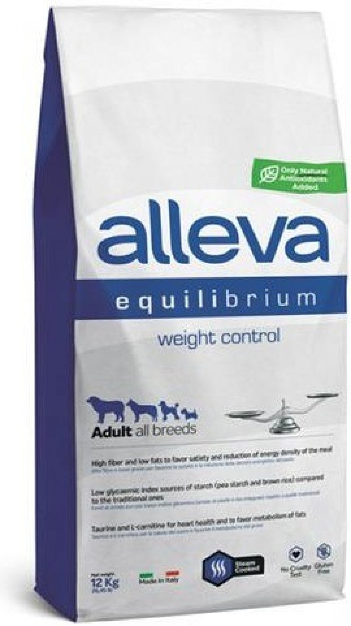 Alleva SP Equilibrium Dog Adult Weight Controll All Breed Chicken&Ocean Fis 12kg