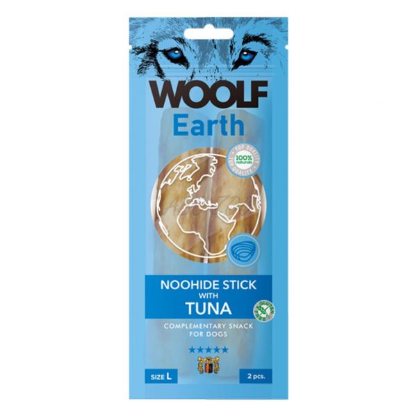 Woolf Dog Earth Noohide L Sticks with Tuna 85g 