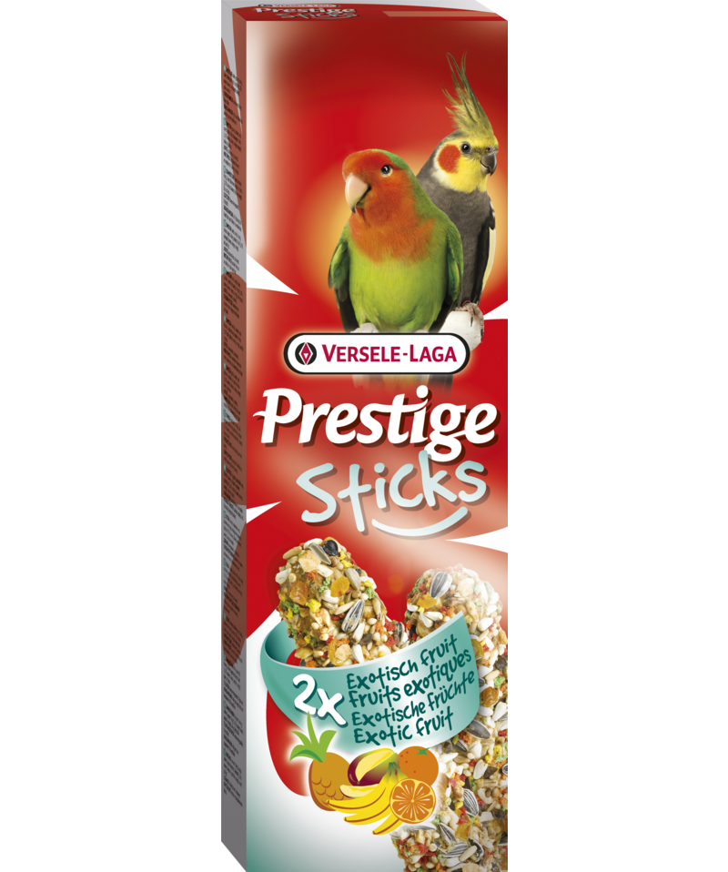 Versele-Laga Prestige Sticks Big Parakeets Exotic Fruit 140g