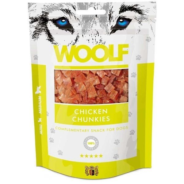 Woolf Dog Chicken Chunkies 100g