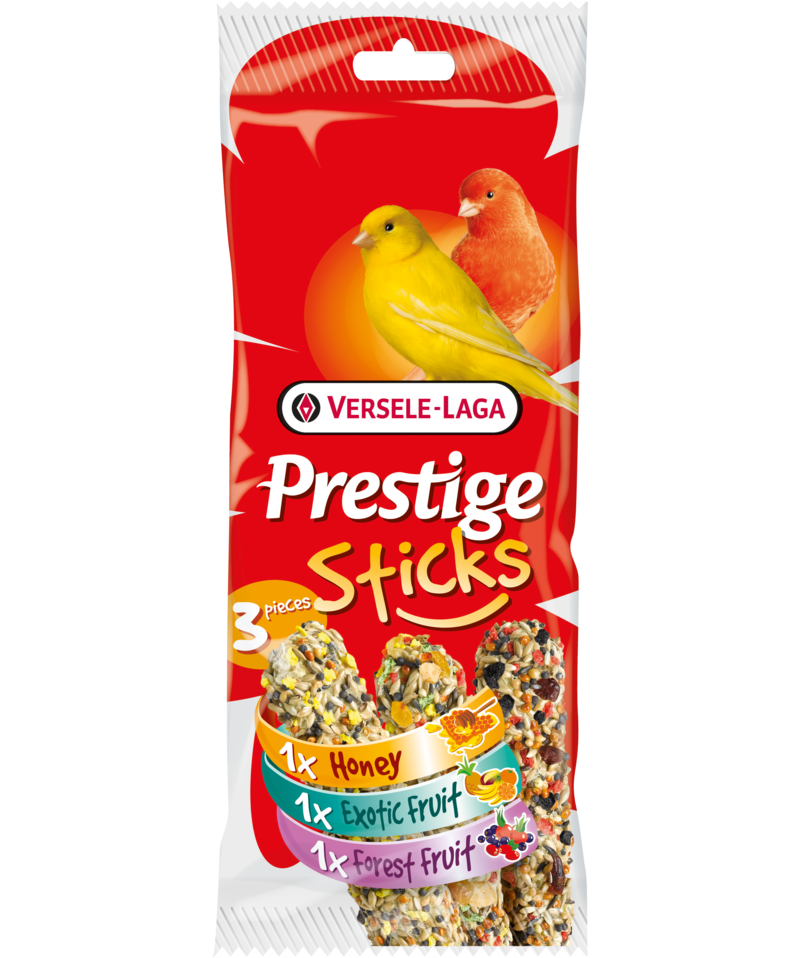 Versele-Laga Prestige Sticks Canaries Triple Variety Pack 90g