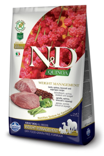 N&D Dog GF Quinoa Weight Managment Lamb 7kg