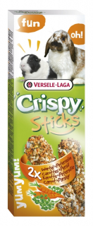 Versele-Laga Crispy Sticks Rabbits-Guinea Pigs Carrot & Parsley 110g