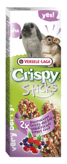 Versele-Laga Crispy Sticks Rabbits-Guinea Pigs Forest Fruit 110g