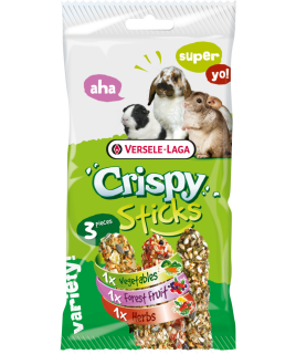 Versele-Laga Crispy Sticks Herbivores Triple Variety Pack 165g