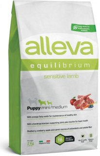 Alleva SP Equilibrium Dog Puppy Sensitive Mini&Medium Lamb 2kg