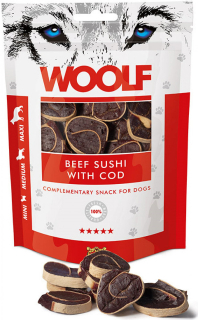 Woolf Dog Beef Sushi & Codfish 100g