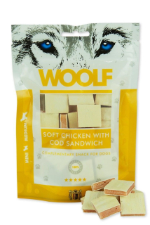 Woolf Dog Chicken & Codfish Soft Sandwich 100g
