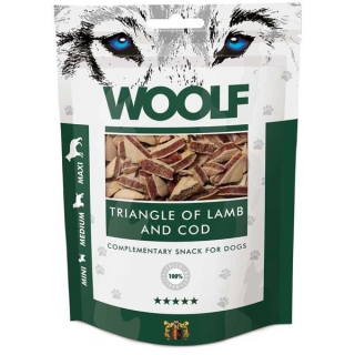 Woolf Dog Lamb and Cod Triangle 100g